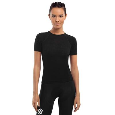 Dames fietsen wol fiets ondershirt srx premium skin zwart
