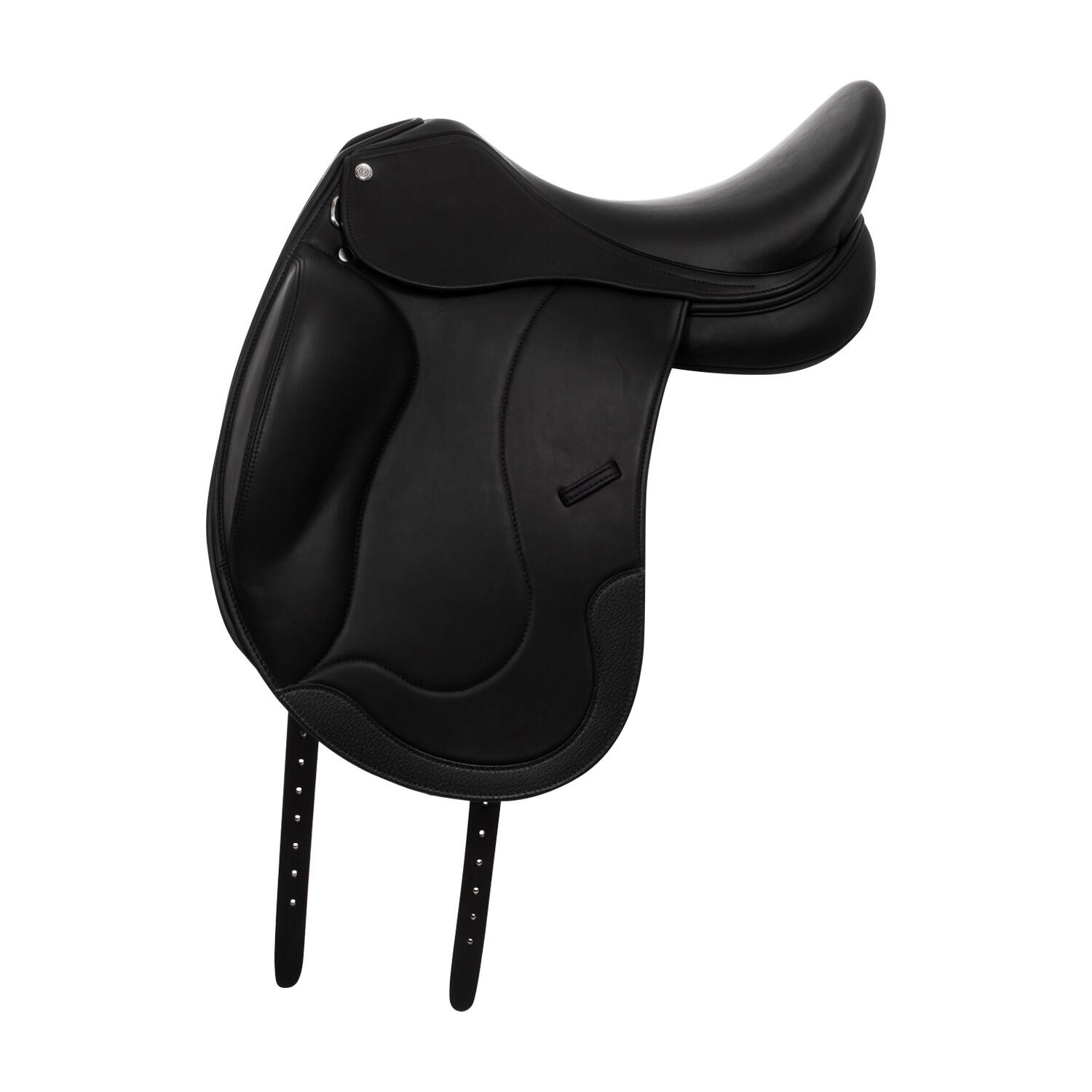 Selle de dressage en cuir doublé 2/7
