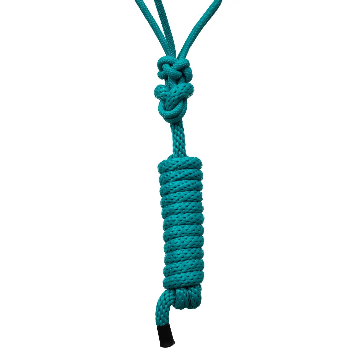 Licol en corde nouée avec décorations navajo et laisse 4/5