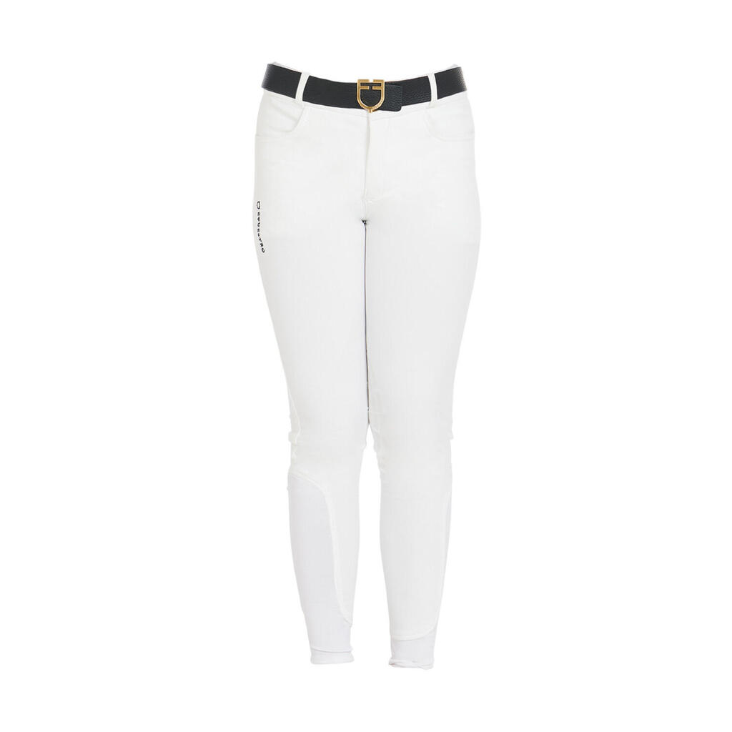Kids' unisex riding breeches in technical fabric