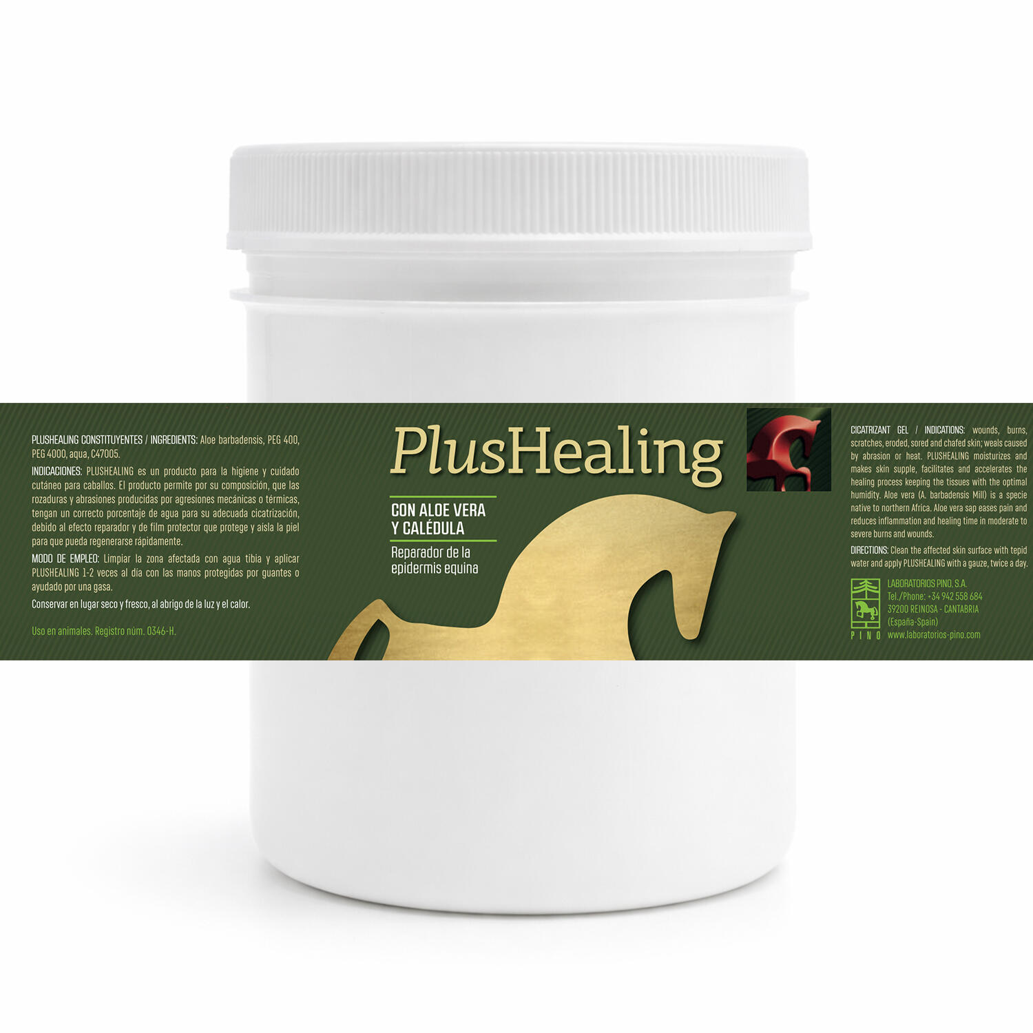 PLUSHEALING, crema para heridas, abrasiones o rozaduras. 500ml 6/6