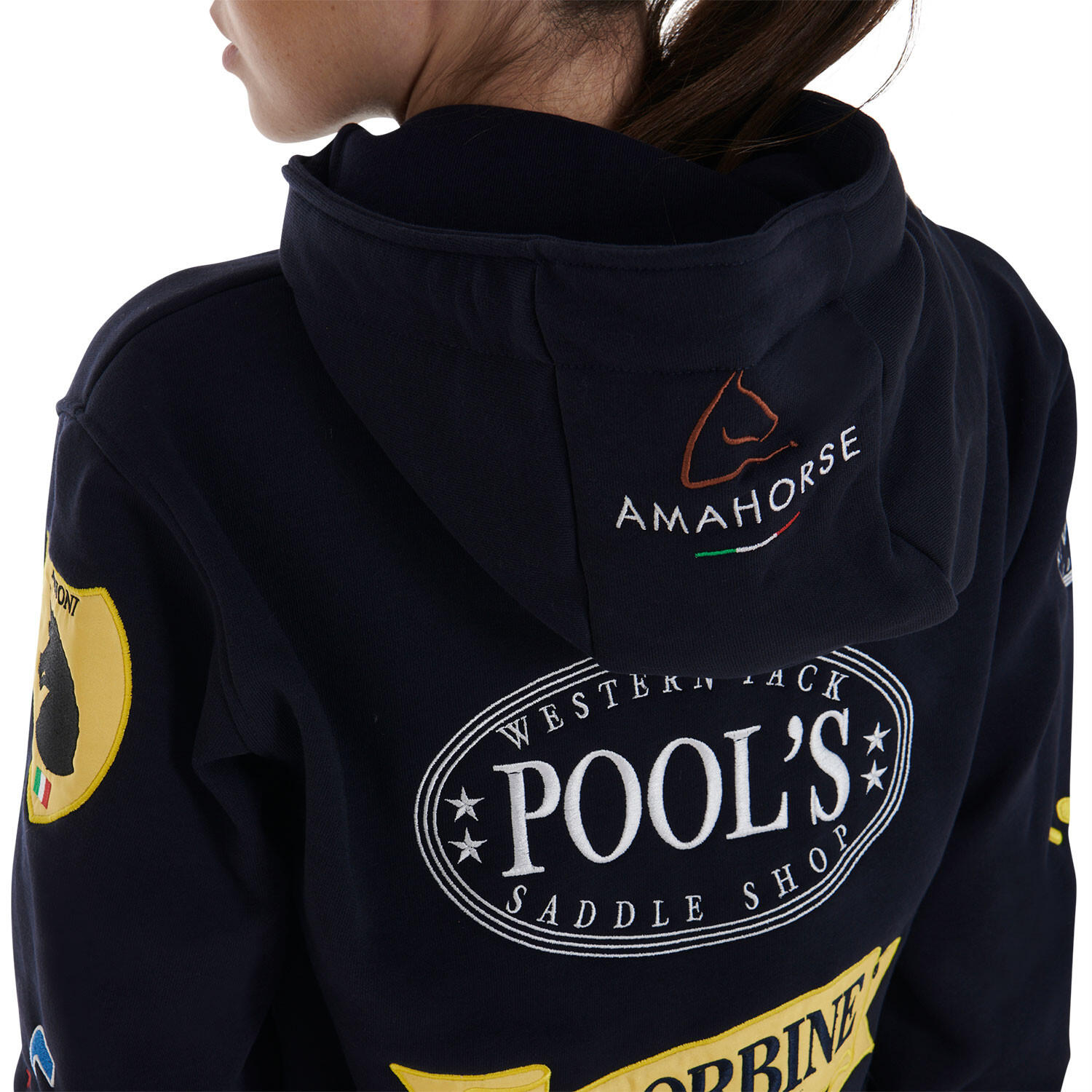 Felpa equitazione unisex multilogo 5/7