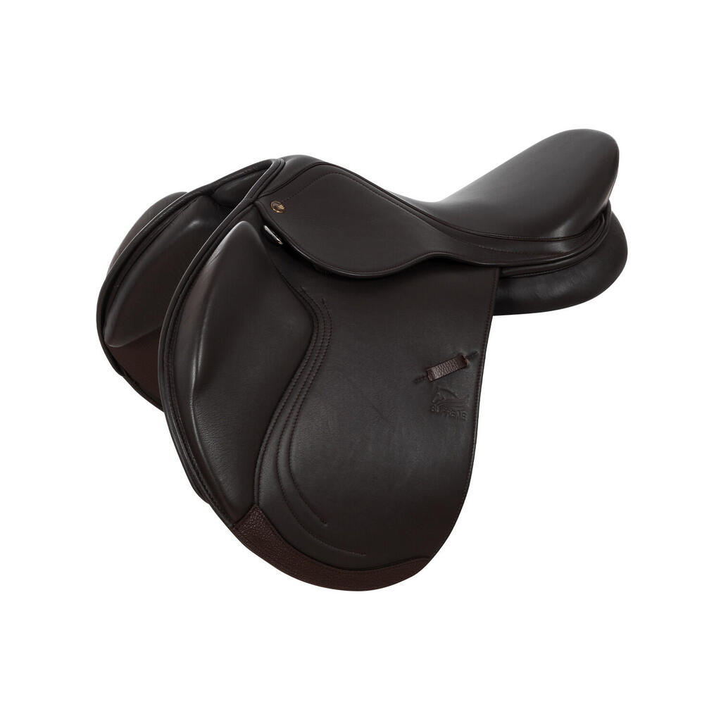 Sydney jumping saddle in double leather with changeable gullet