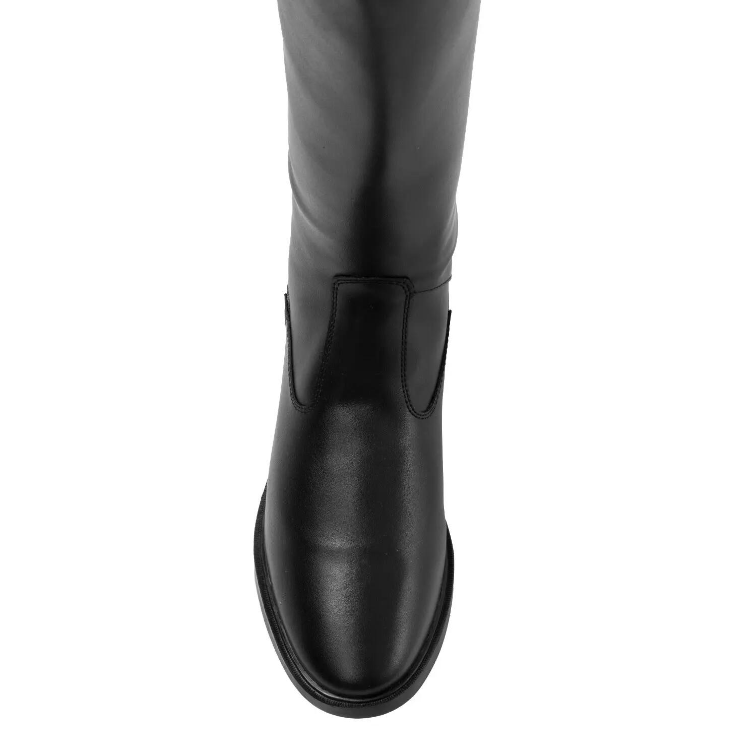 Gładkie syntetyczne buty jeździeckie dla dziewczynek Supreme 7/7