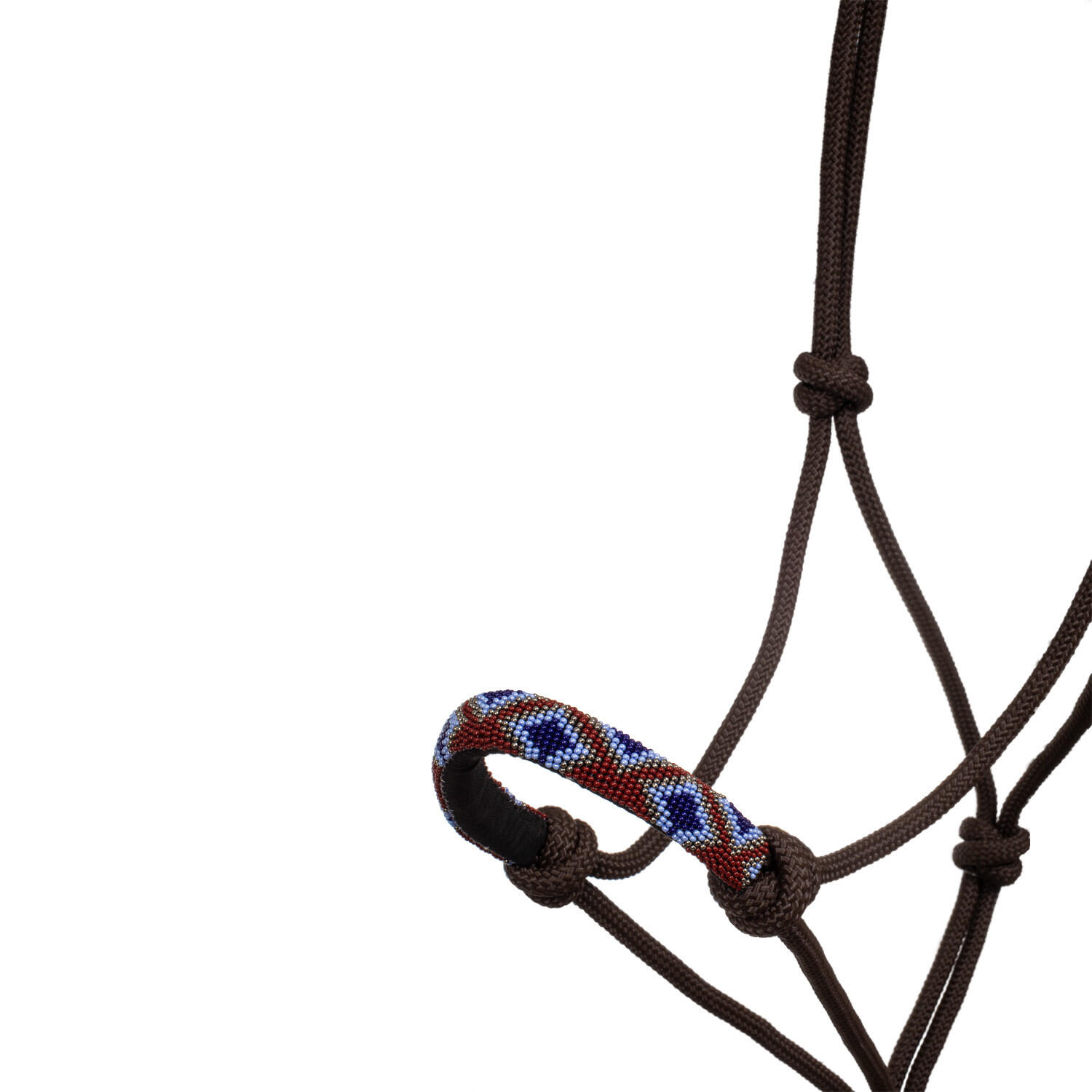 Caveira em corda com nós, decorações navajo e guia 3/5
