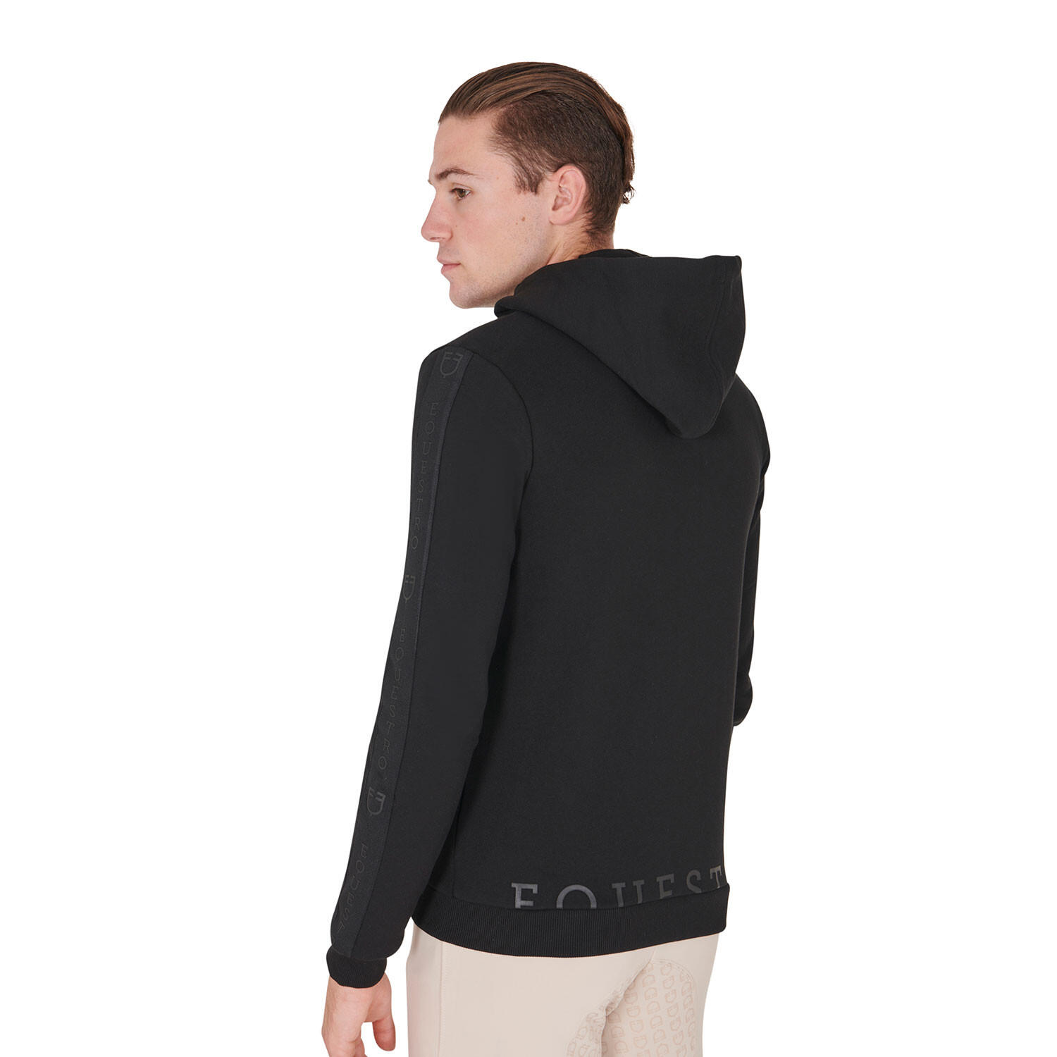 Felpa masculina com capuz e forro de lã 2/7