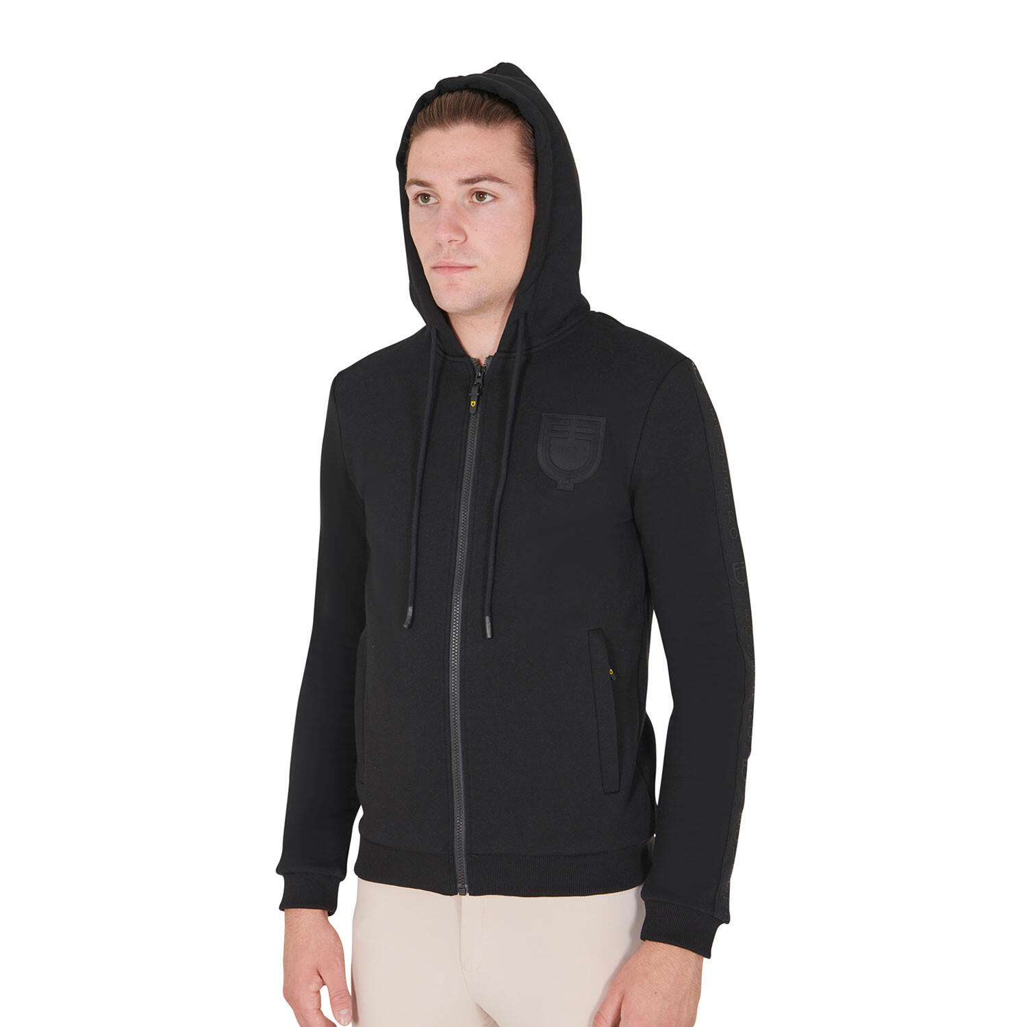 Felpa masculina com capuz e forro de lã 5/7