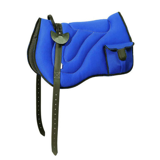 Bareback techno-sympanova mit taschen und bauchgurt, unisex spandex design