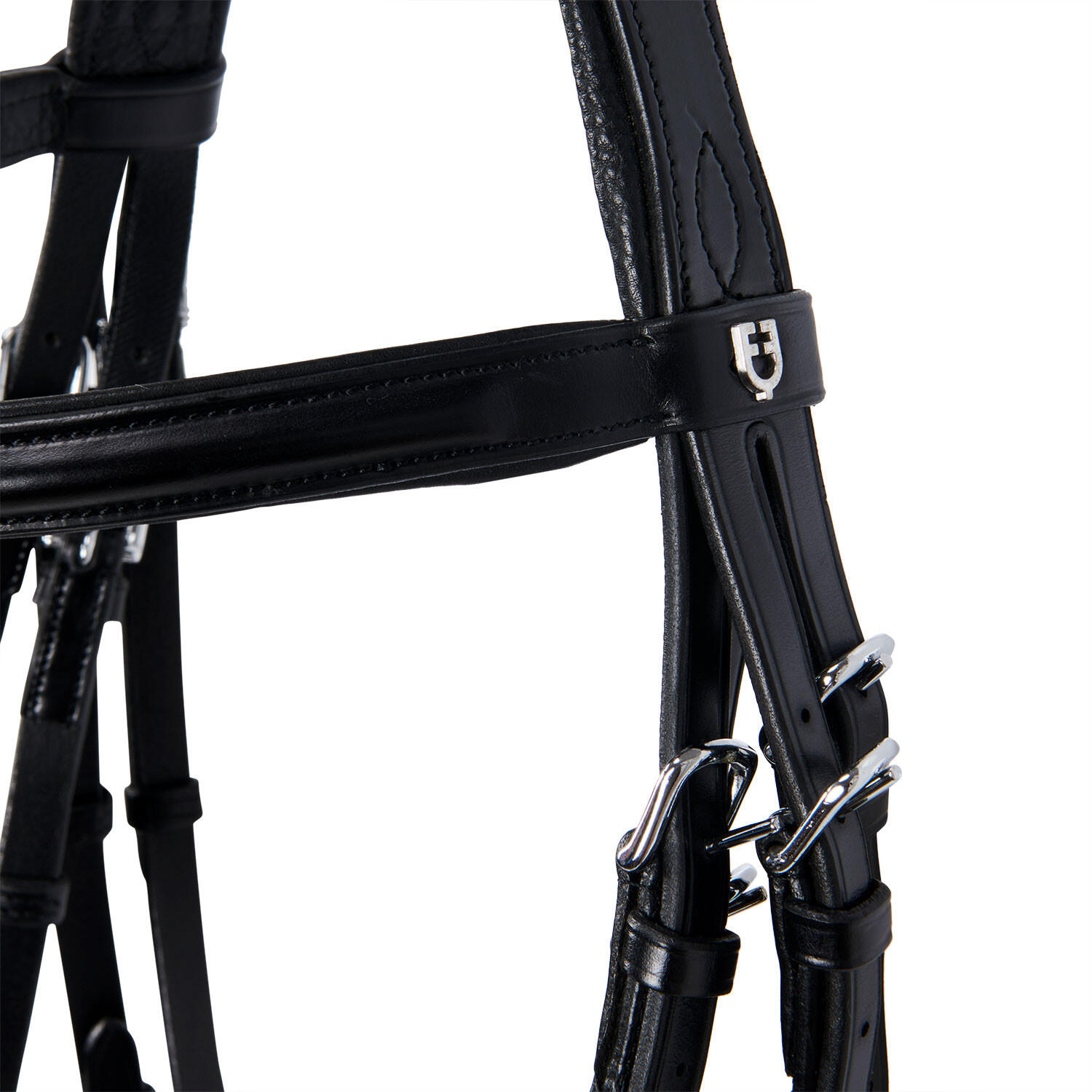 Briglia dressage in cuoio senza redini 3/7