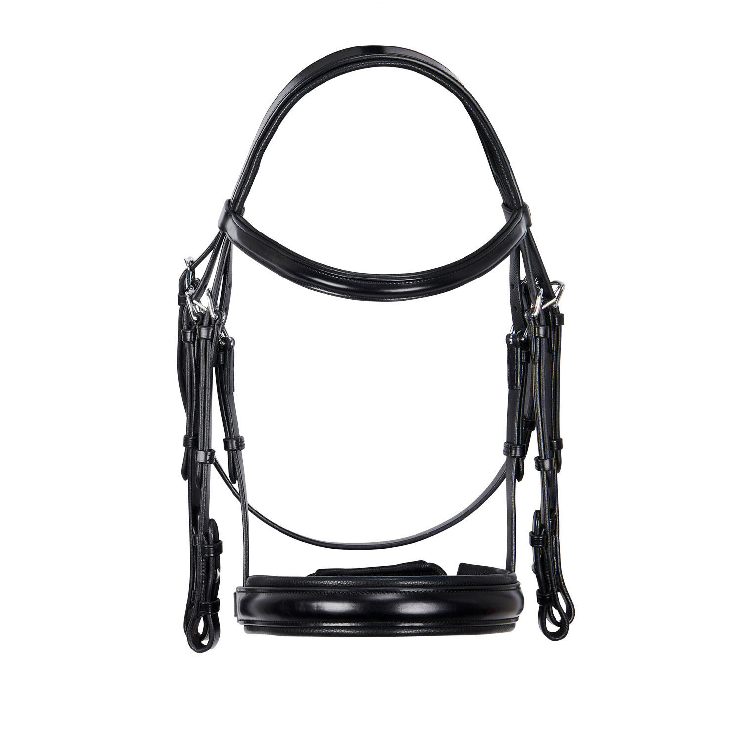 Briglia dressage in cuoio senza redini 2/7