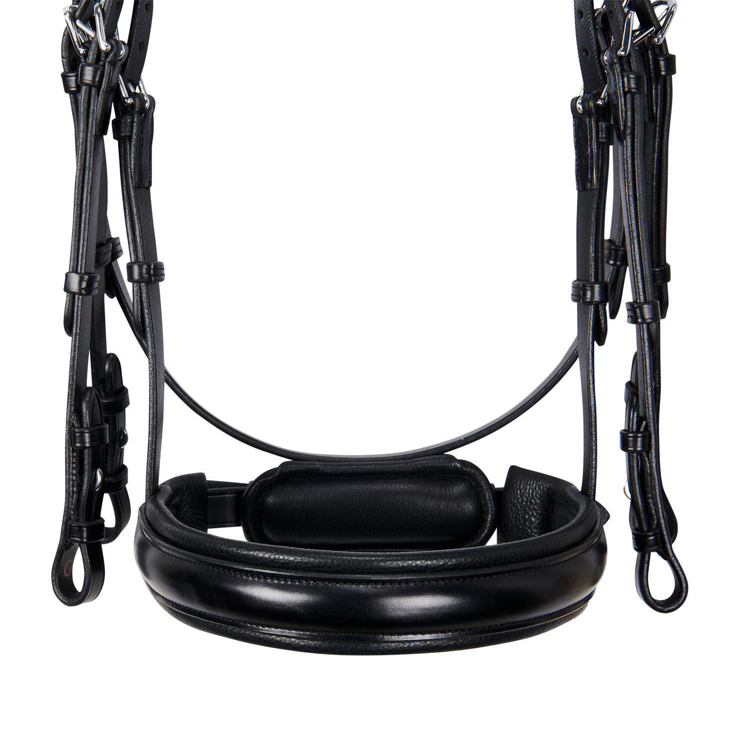 Briglia dressage in cuoio senza redini 5/7