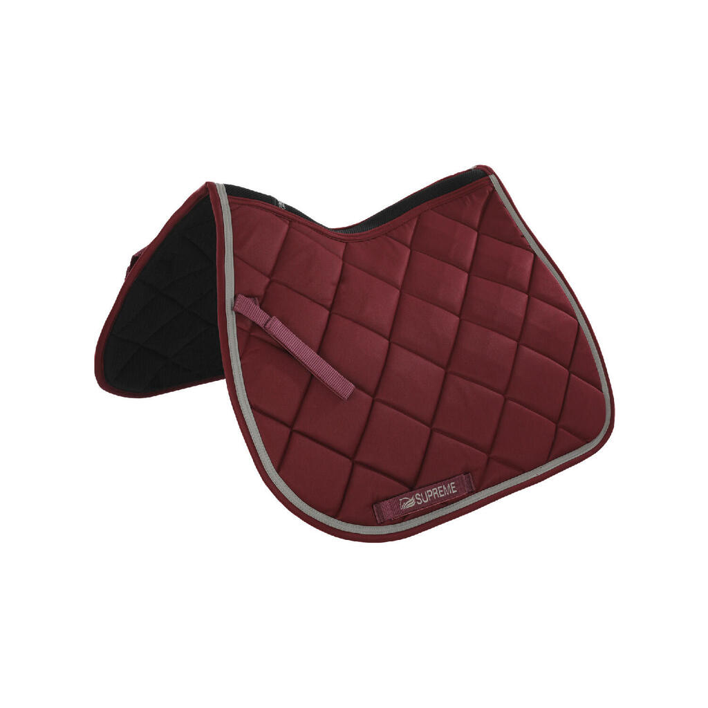 Jumping quilted saddle pad
