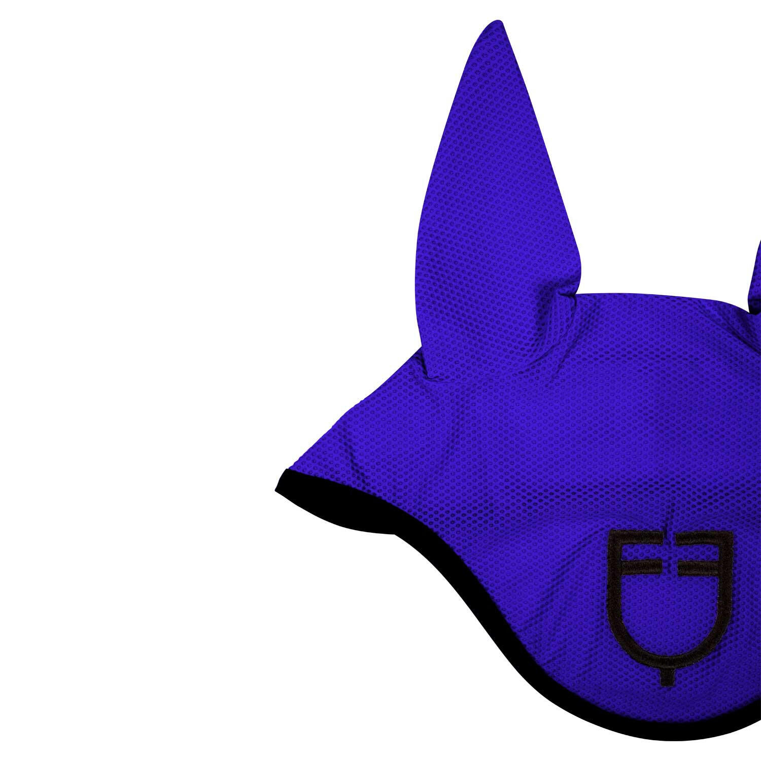 Cuffietta in tessuto traforato con logo 3/4
