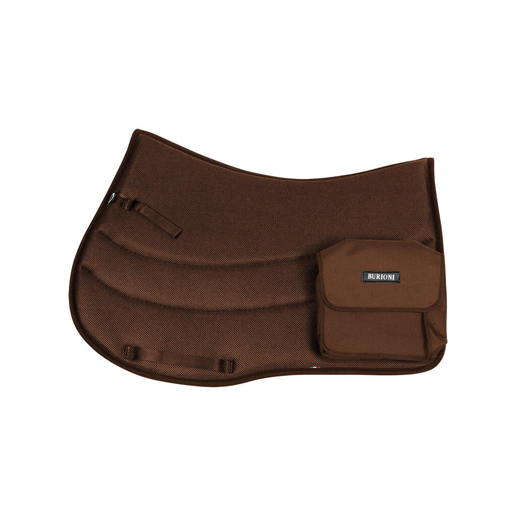 Trekking saddle pad with pockets in tex tech and sympa fabric