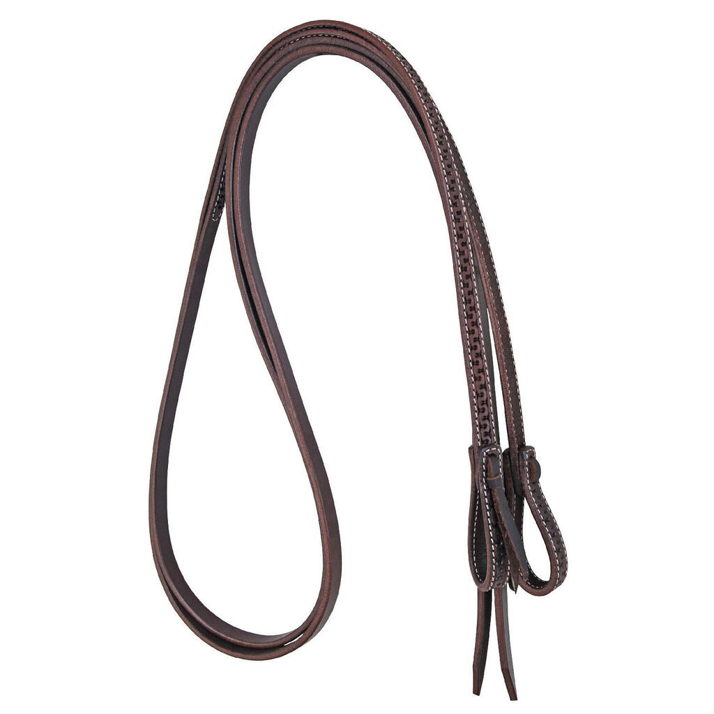 Split reins with snake motif