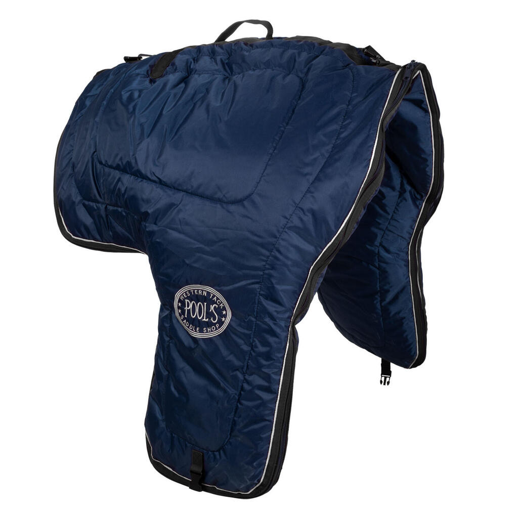 Padded western saddle bag