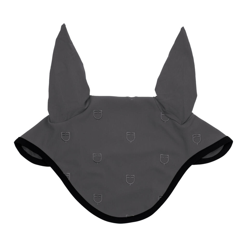 Multilogo cap in technical fabric black line edition