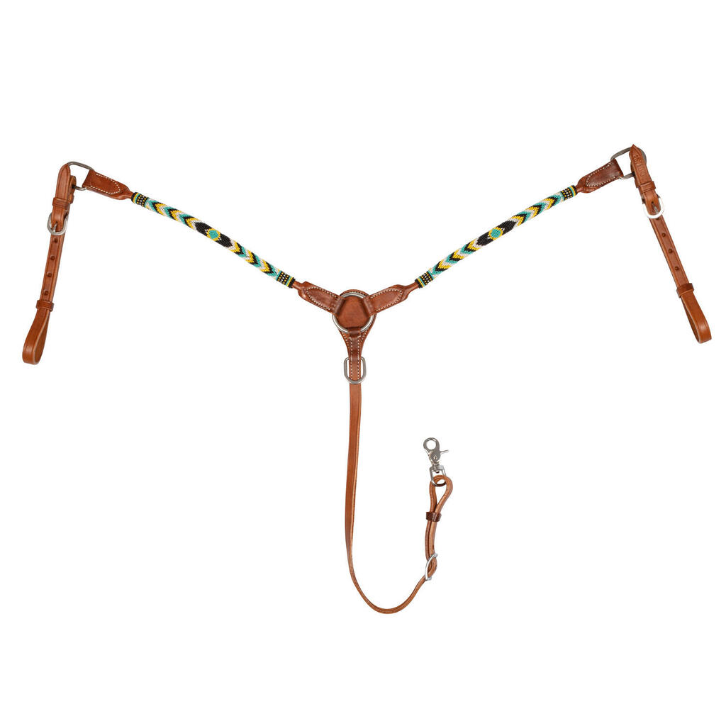 Chest harness with abstract decorations