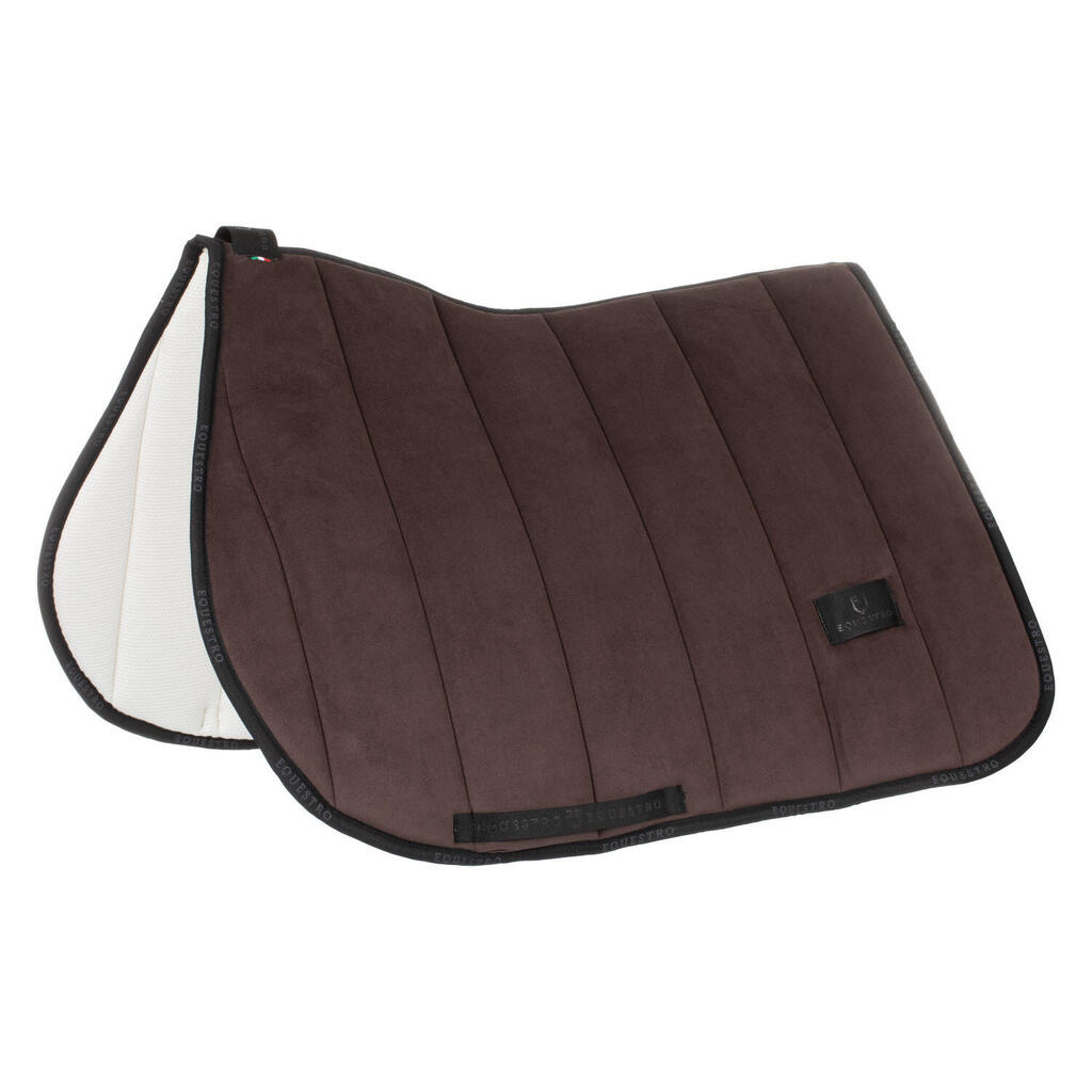 Jumping saddle pad in technical louvre fabric