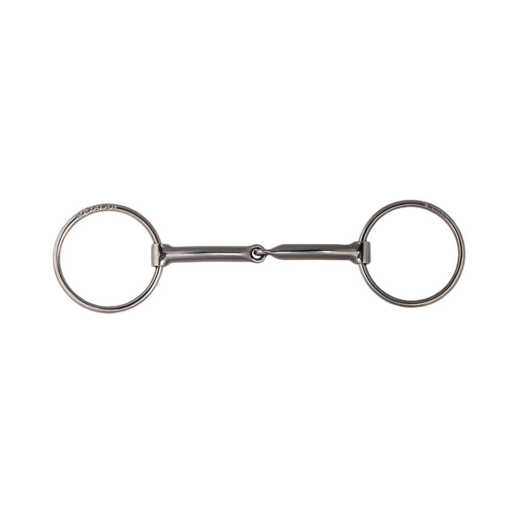 Bernard fonck o-ring snaffle with copper inlays 12mm