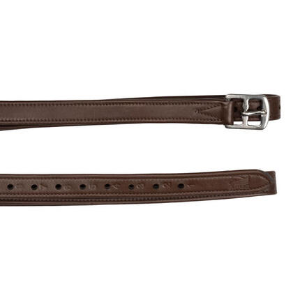 Étrivières en cuir doublé