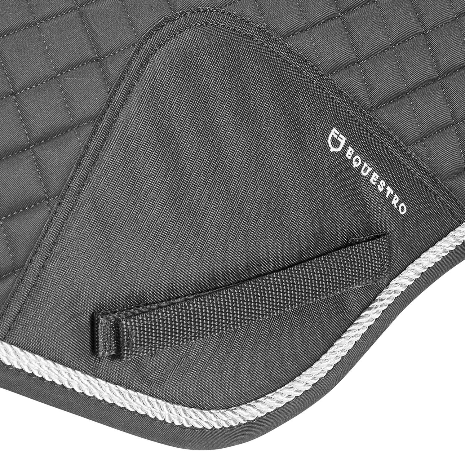 Tapis de selle de saut profilé en coton 3/4