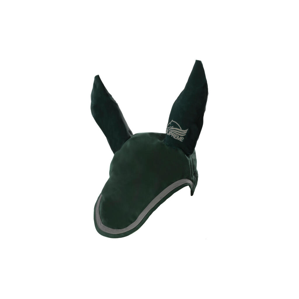 Cotton pony fly veil with contrasting piping