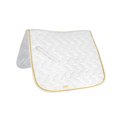 Tapis de selle dressage avec cordon passepoil