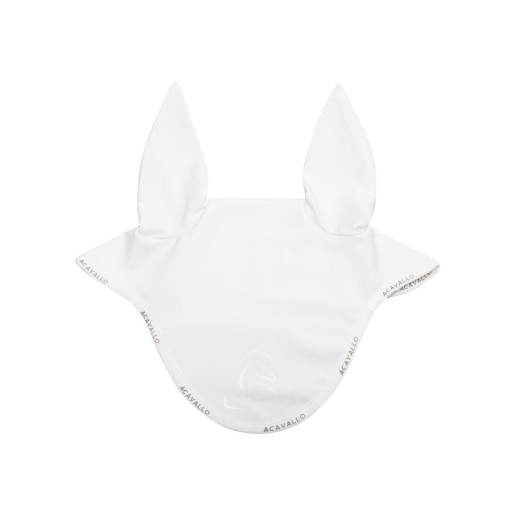 Elastane swim cap with silicone logo