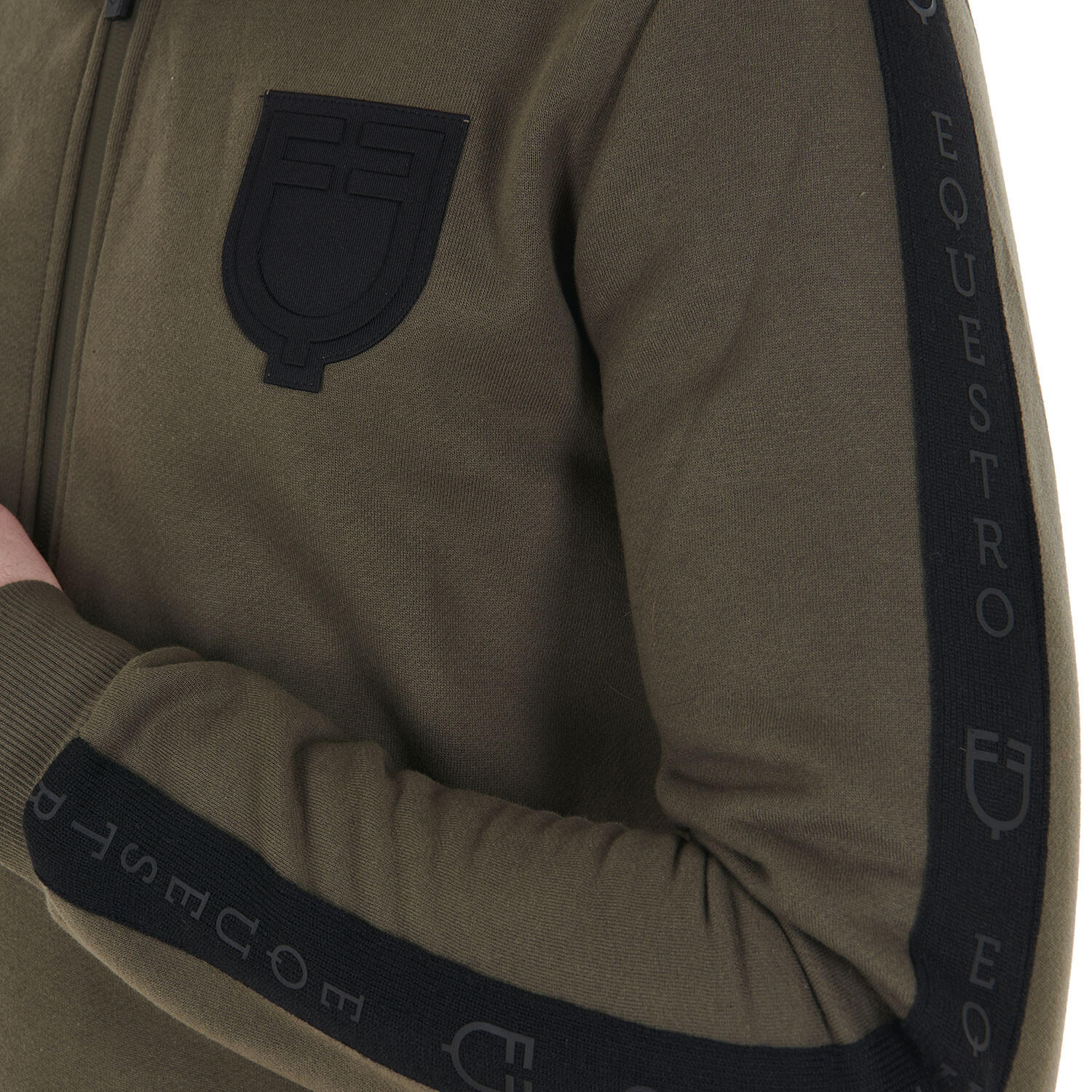Sudadera hombre con capucha y forro polar interno 3/6