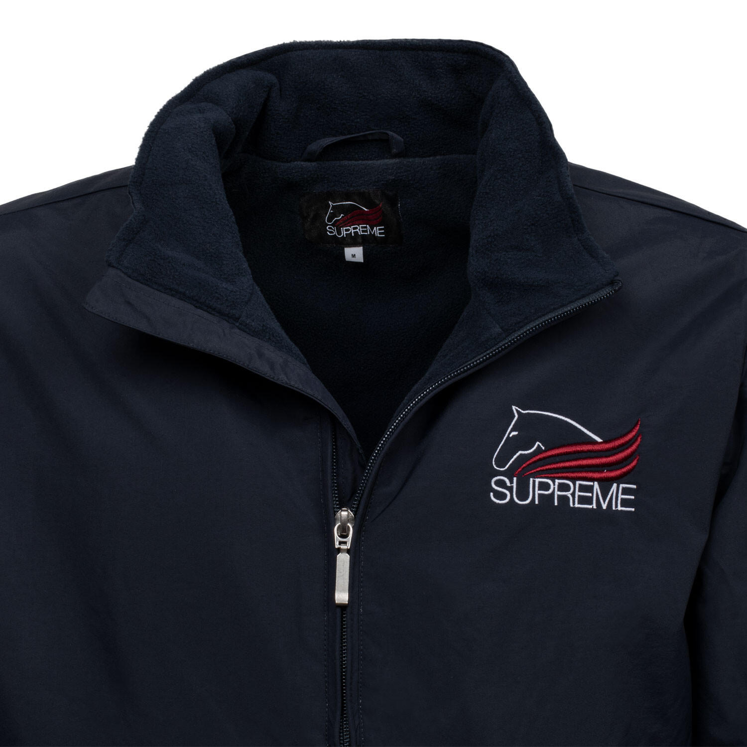 Giacca bomber unisex in tessuto tecnico con interno in pile 5/6