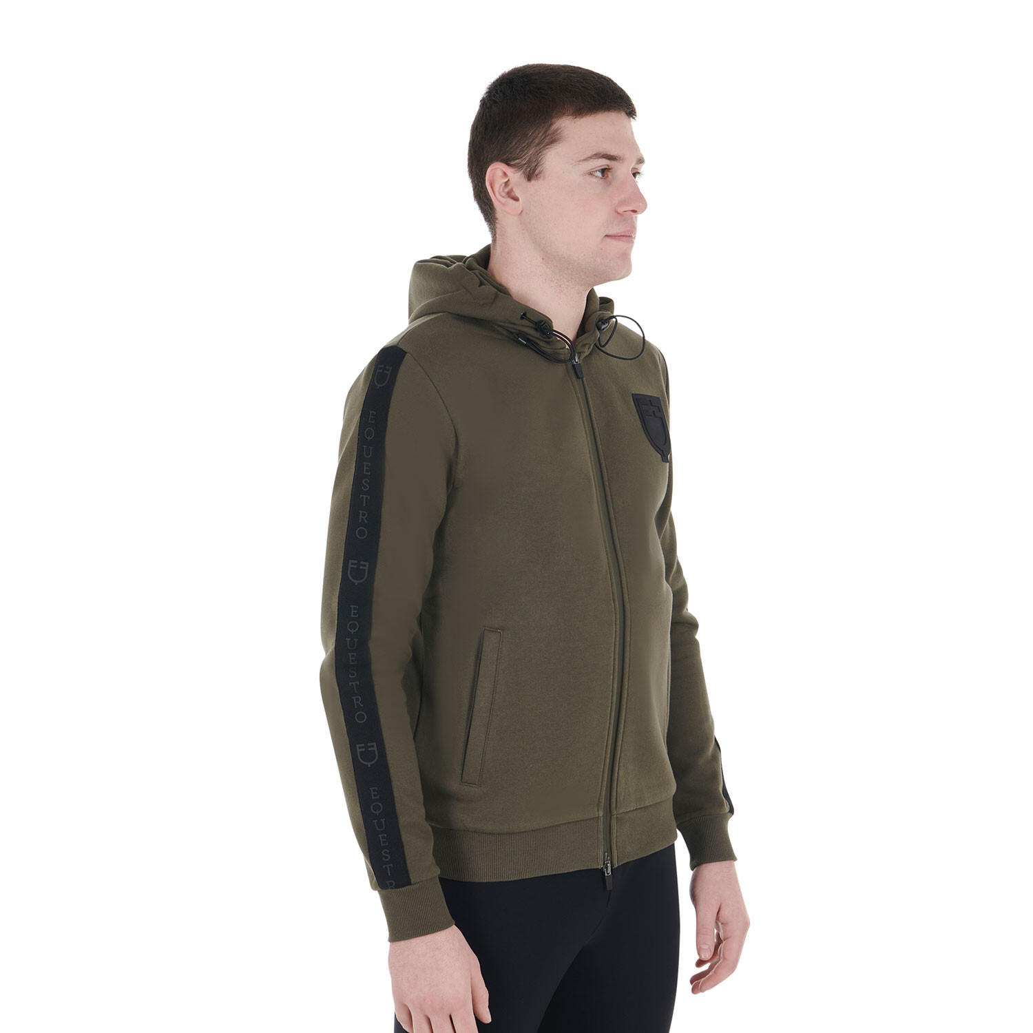 Sudadera hombre con capucha y forro polar interno 4/6