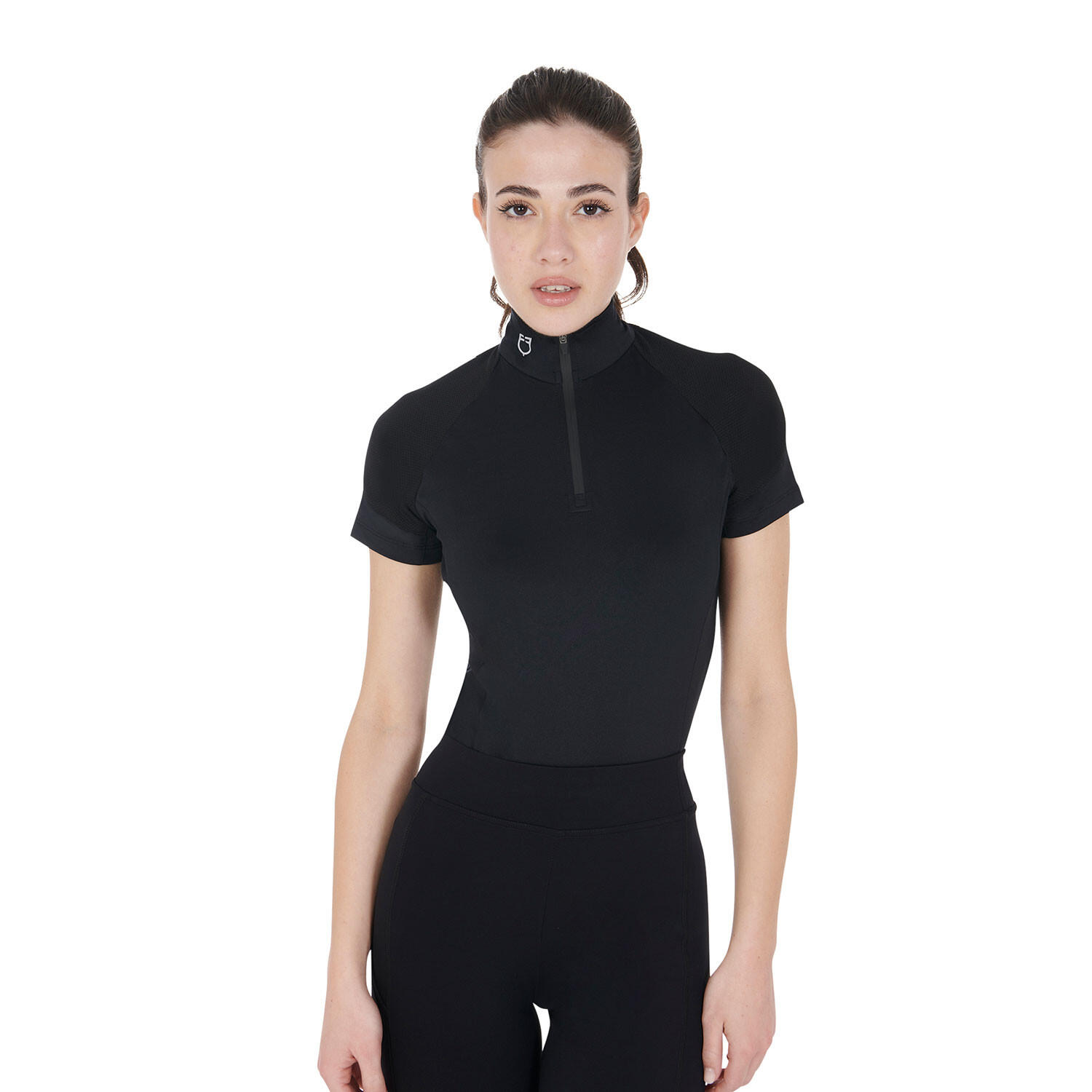 Base layer feminina slim fit manga curta 3/7
