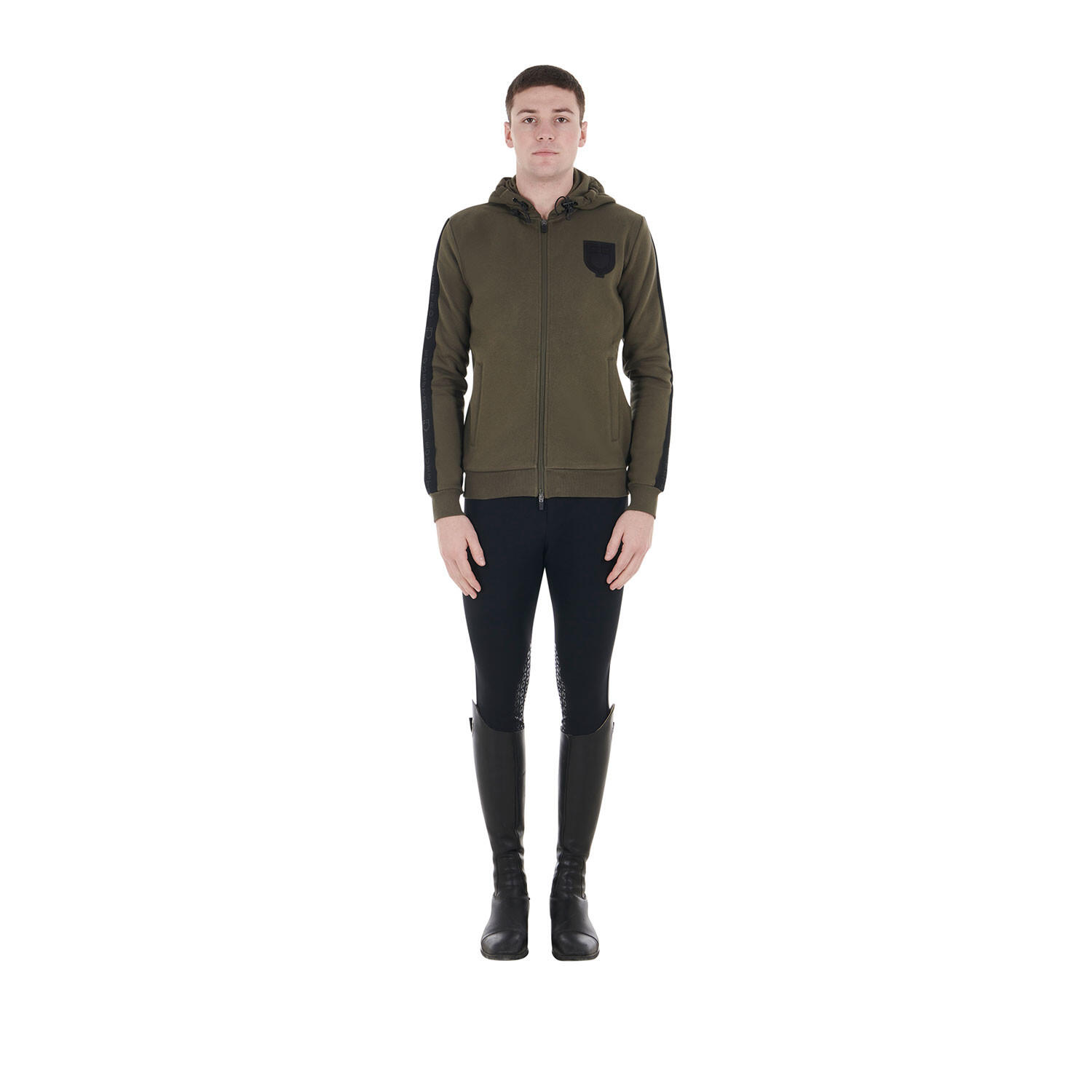 Sudadera hombre con capucha y forro polar interno 6/6