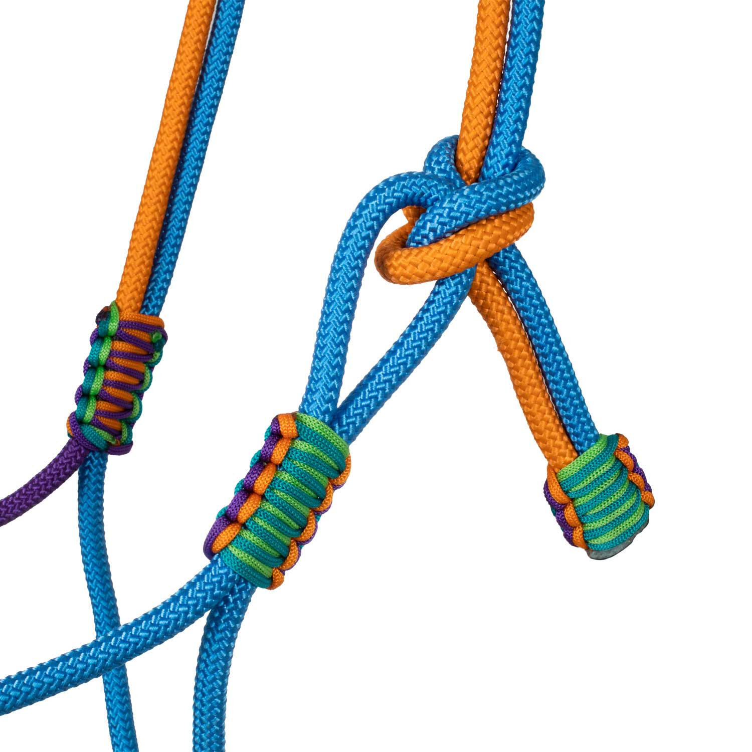 Halter trenzado con decoraciones 2/4