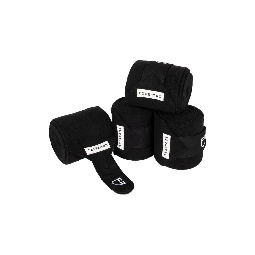 Breathable fleece pony bandages