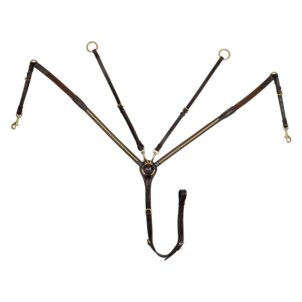 Breastplate with leather fork