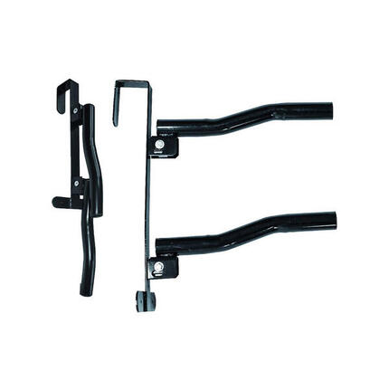 Porte-selle de clôture à 2 bras et barres rabattables