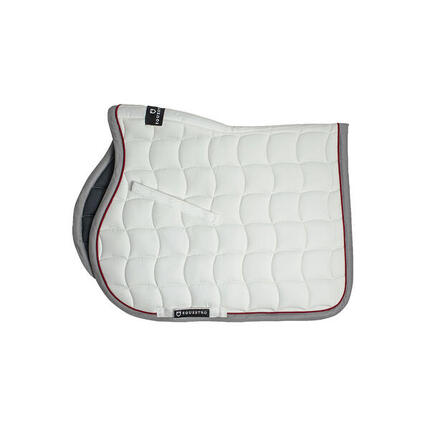 Tapis de selle de saut avec passepoil contrasté