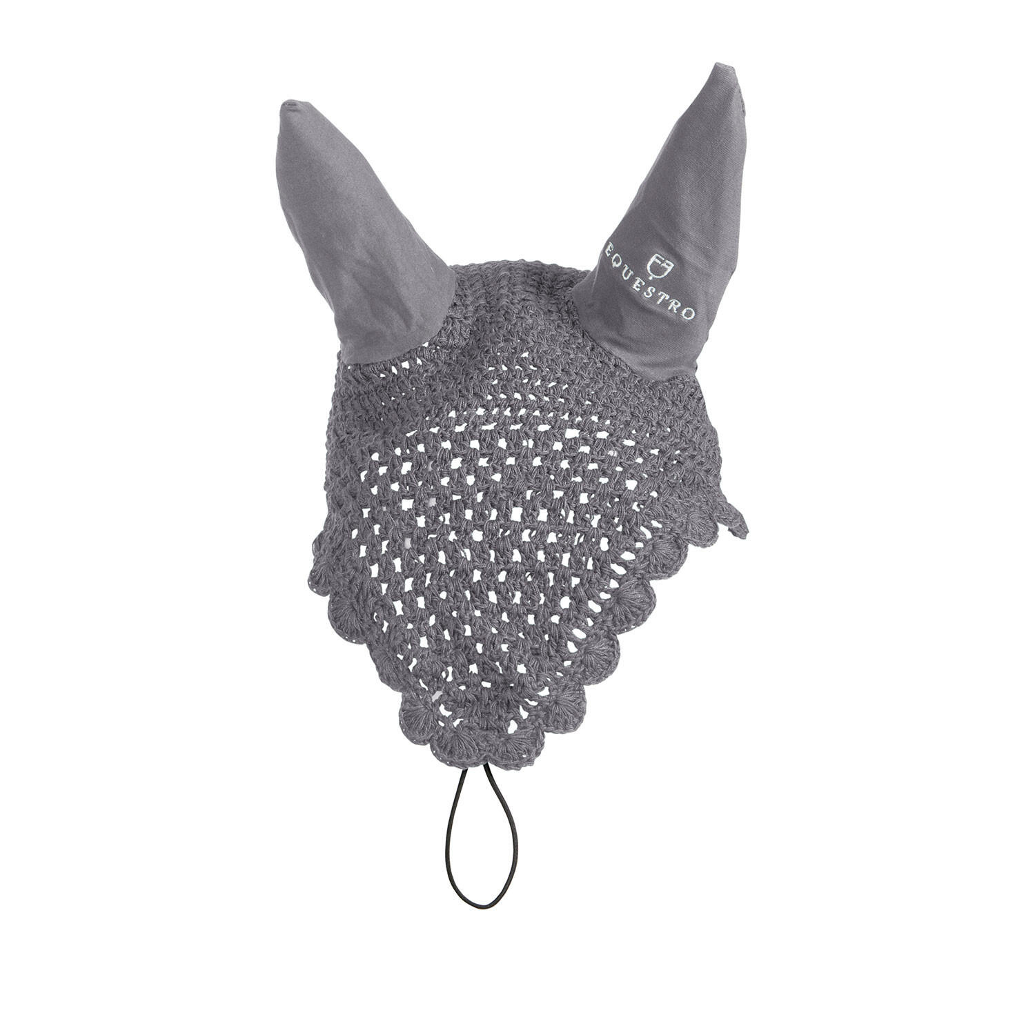 Couvre-oreilles cheval en maille avec attache élastique 2/4