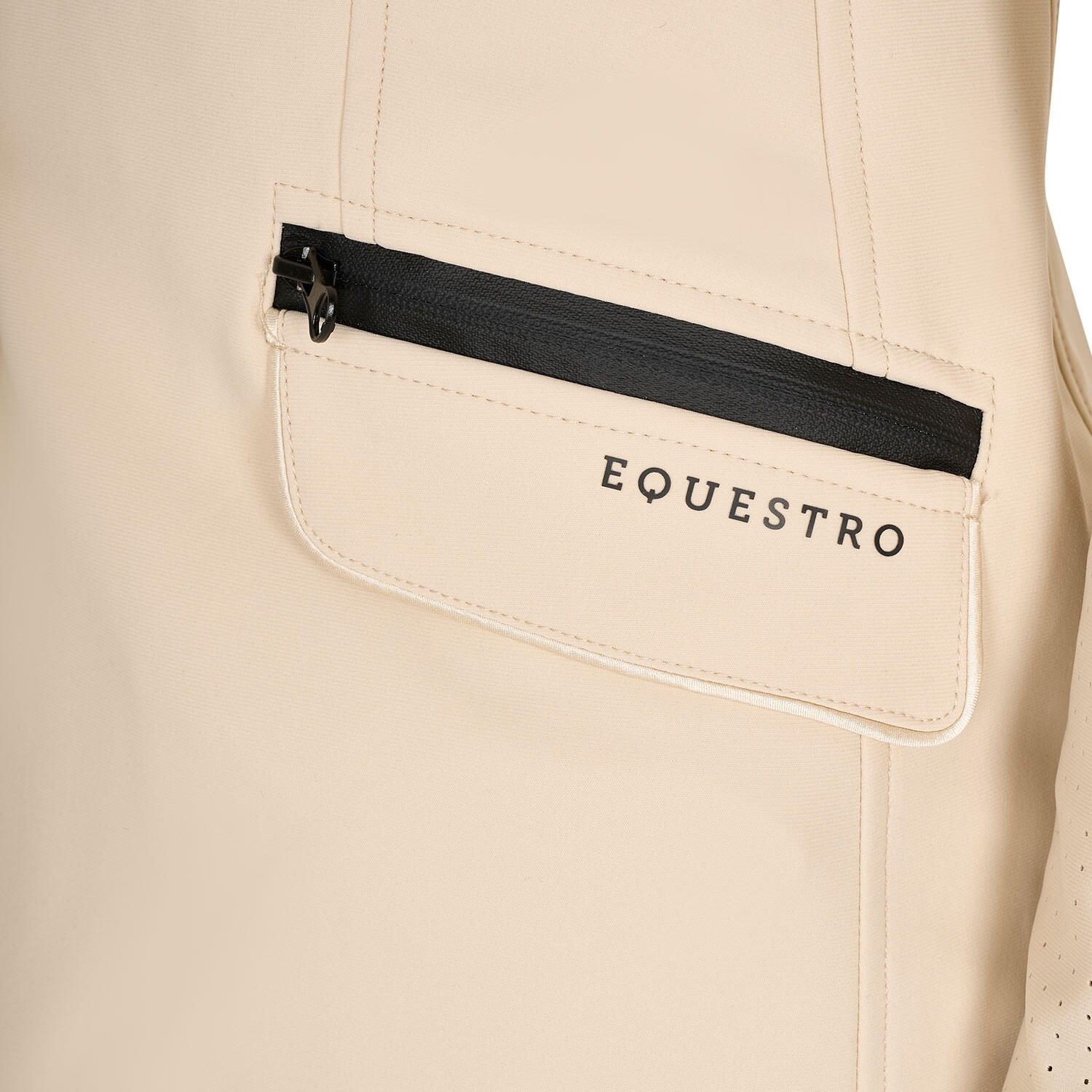 Chaqueta mujer de concurso tres botones perforada 3/6