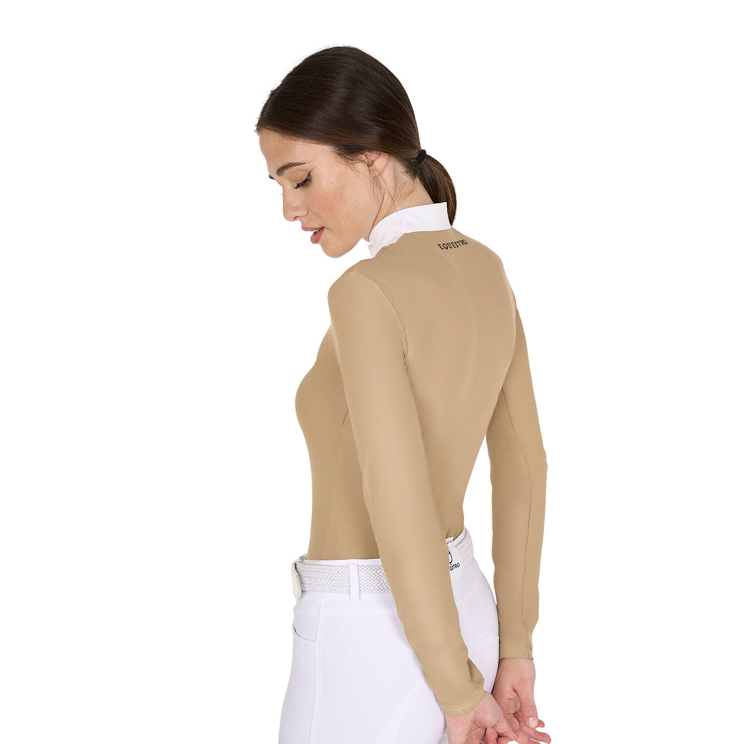 Polo mujer slim fit de concurso con botones 2/4