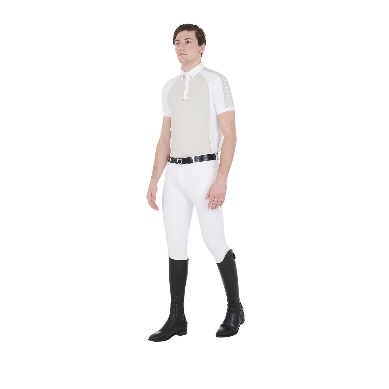 Polo homme de concours slim fit quatre boutons 5/6
