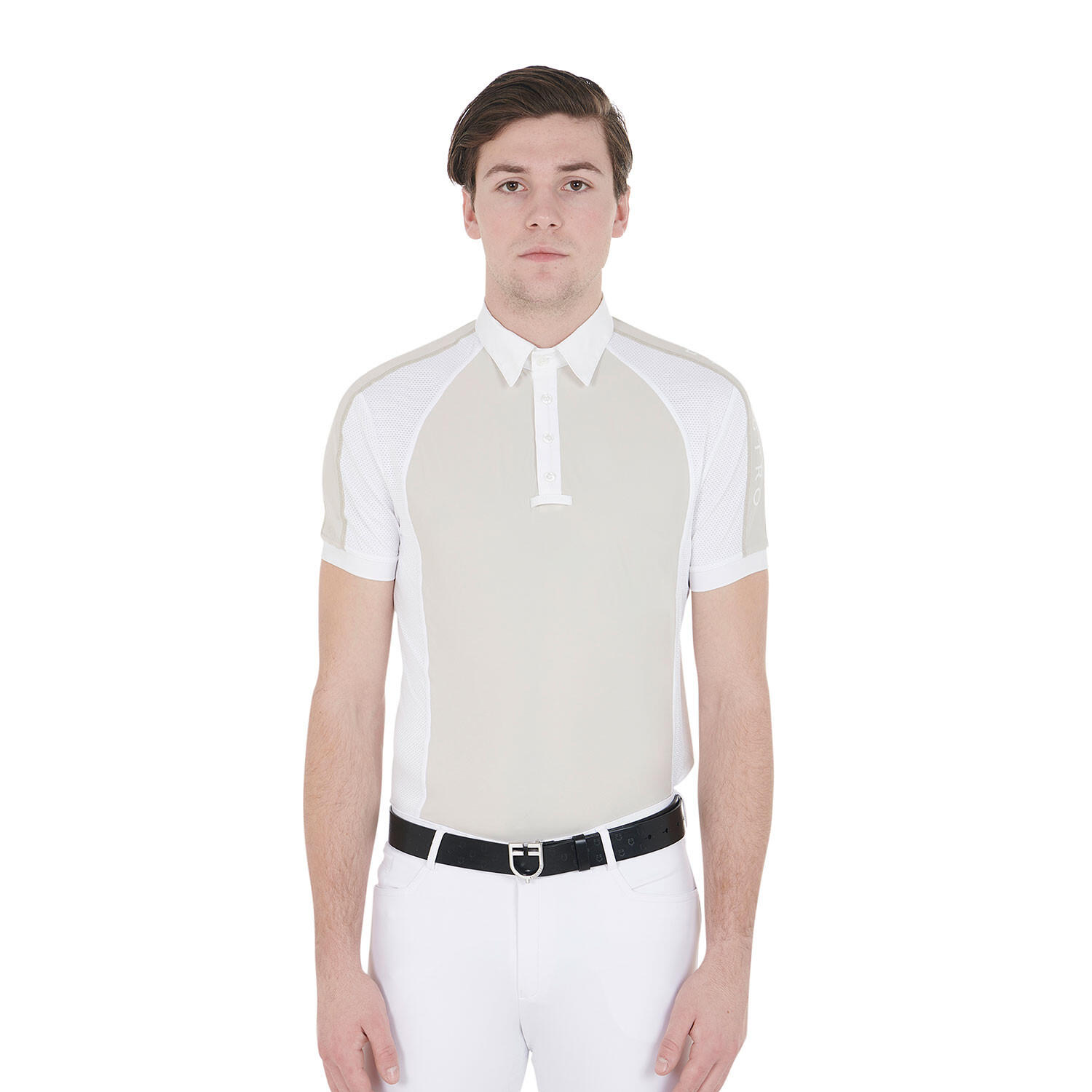 Polo homme de concours slim fit quatre boutons 1/6