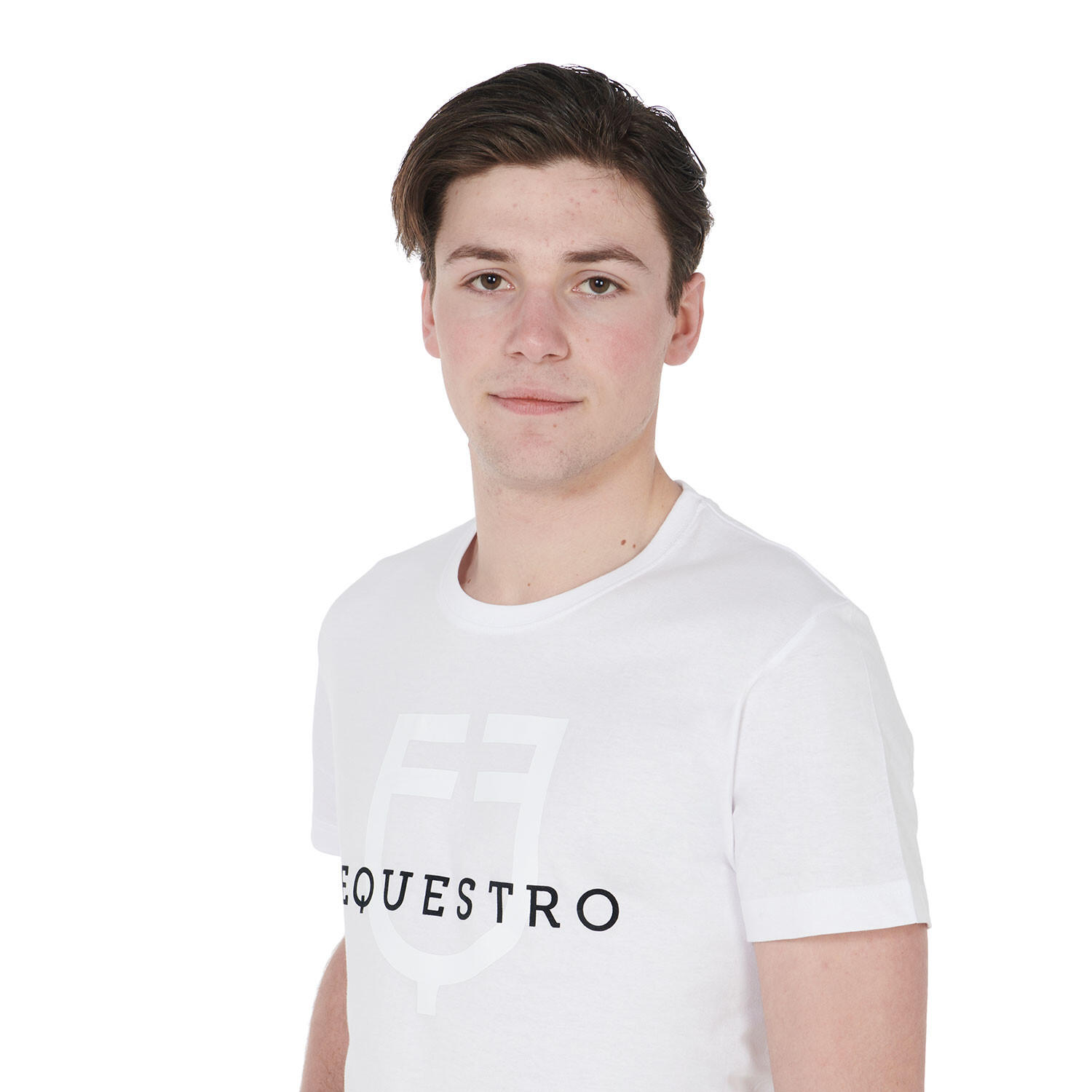 T-shirt uomo slim fit con logo sul petto 3/5