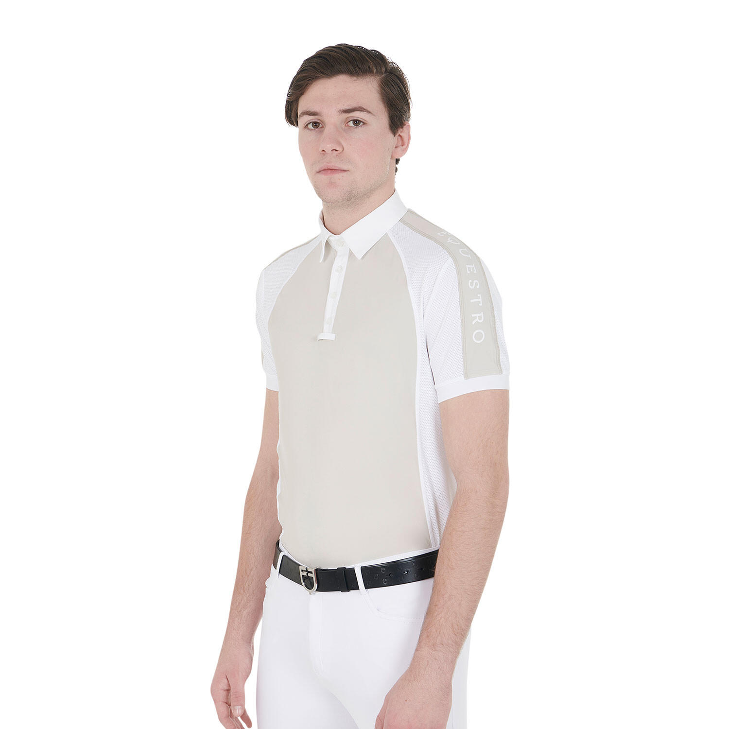 Polo homme de concours slim fit quatre boutons 4/6