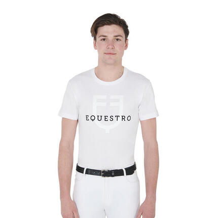 T-shirt homme coupe slim avec logo sur la poitrine