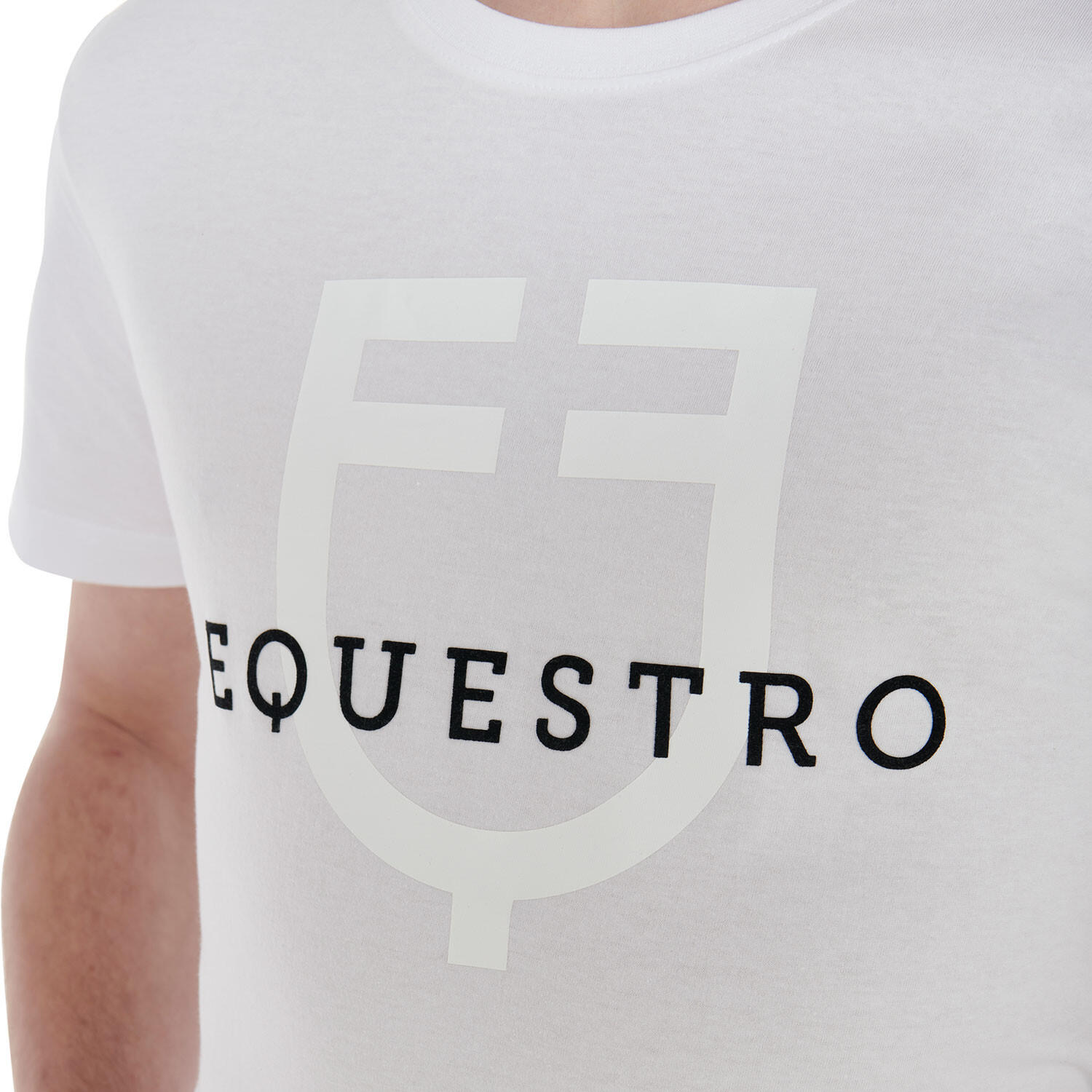 T-shirt uomo slim fit con logo sul petto 4/5