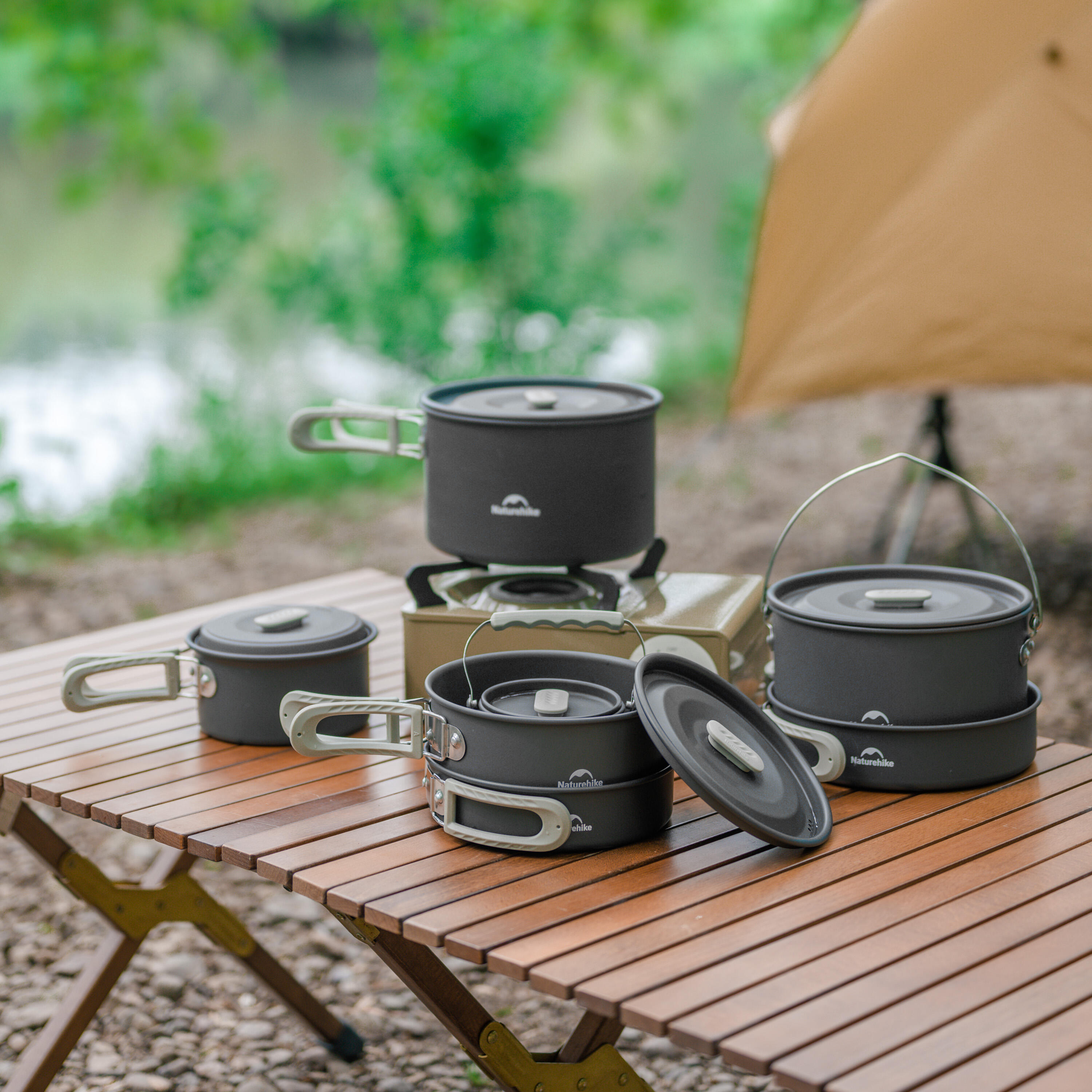 Batterie de cuisine Naturehike  Ensemble pour 4-7 personnes 2/7