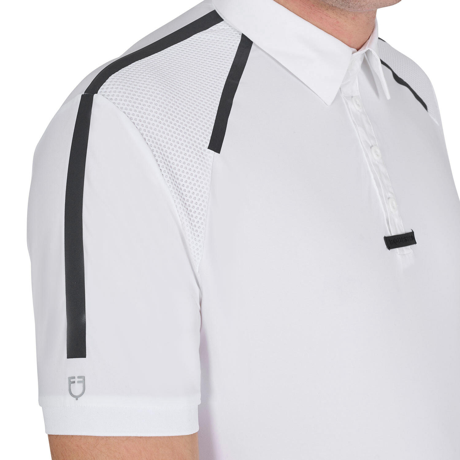 Polo uomo da concorso slim fit mezza manica 3/6